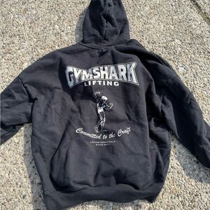 Men’s gymshark “committed to craft” workout sweatshirt hoodie size large